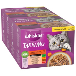 Whiskas Tasty Mix Multipack Country Collection in Sauce 24 x 85g Produktbild