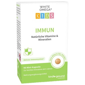 WHITE OMEGA KIDS IMMUN 90 St Weichkapseln Produktbild