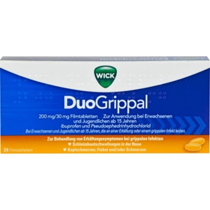 WICK-DuoGrippal-200-mg-30-mg-Filmtabletten Produktbild