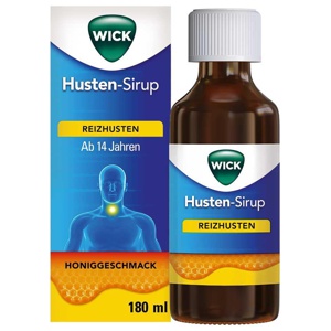 WICK Husten-Sirup gegen Reizhusten mit Honig Produktbild