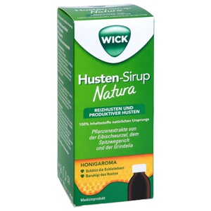 WICK Husten-Sirup Natura 140 ml Sirup Produktbild