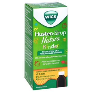 WICK Husten-Sirup Natura Kinder 140 ml Sirup Produktbild