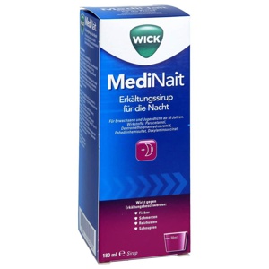 WICK MediNait Erkältungssirup für die Nacht Produktbild