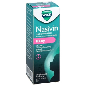 WICK Nasivin DOSIERTROPFER Baby Ohne Koservierungsstoffe 5 ml Nasentropfen Produktbild