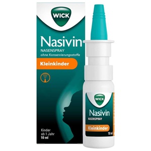 WICK Nasivin NASENSPRAY Kleinkinder ohne Konservierungsstoffe 10 ml Nasenspray Produktbild