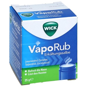 WICK VapoRub Erkältungssalbe 25 g Salbe Produktbild