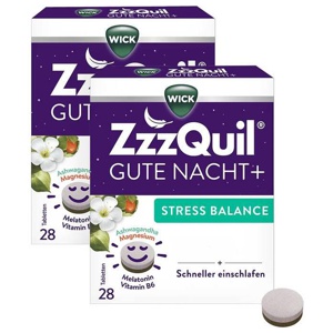 Wick zzzquil Gute Nacht + Stress Balance, 2x28 St Tabletten Produktbild
