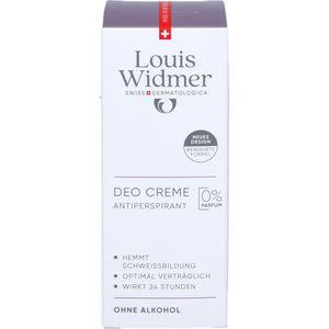 WIDMER Deo Creme Antiperspirant o.P. Produktbild