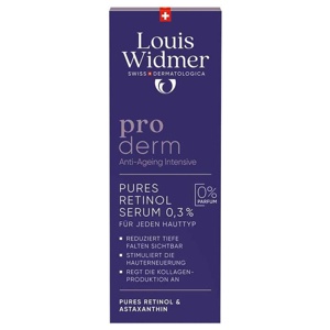 Widmer proderm Pures Retinol Serum 0,3% ohne P., 30 ml Elixier Produktbild