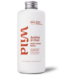 Wild Body Wash Refill Amber Oud, 300 ml produktbilde