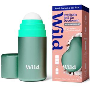 Wild Deo Roll On Aqua Case Fresh Cotton Sea Salt produkt bild