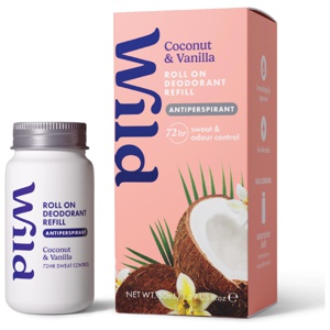 Wild Deo Roll On Refill Coconut Vanilla 50 ml produktbilde