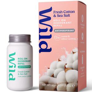 Wild Deo Roll On Refill Fresh Cotton Sea Salt produkt bild