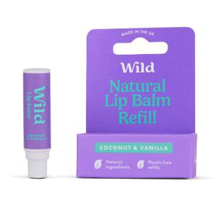 Wild Lip Balm Coconut & Vanilla refill produkt bild