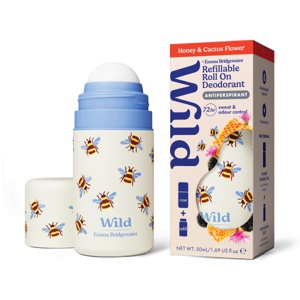 Wild Roll On Antiperspirant On Bee Case Honey & Cactusflower Startpakke, 50 ml produktbilde