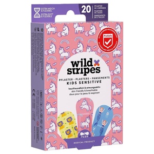 Wild Stripes KIDS SENSITIVE 20 St Pflaster Produktbild