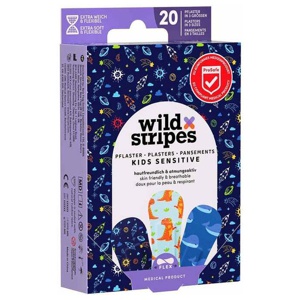 WILD STRIPES Pflaster Kids sensitiv Space INT Produktbild