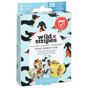 Wild Stripes Pflaster Kids sensitiv Animal Fun Produktbild