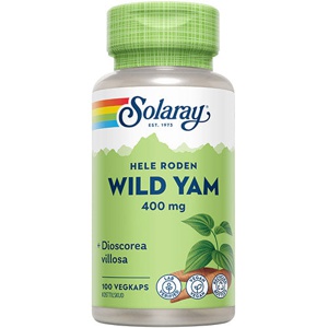 Solaray Wild Yam - 100 stk produktbillede