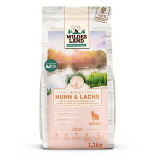 Wildes Land Cat Huhn, Lachs & Gartengemüse Produktbild