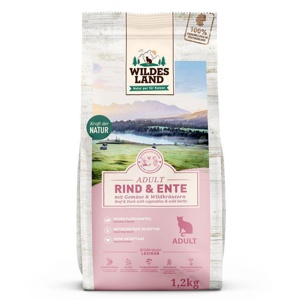 Wildes Land Cat Rind, Ente & Gartengemüse Produktbild