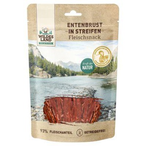 Wildes Land Snack Entenbrust Streifen 200 g Produktbild