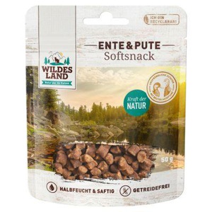 Wildes Land Snack Soft Ente+Pute 50 g Produktbild