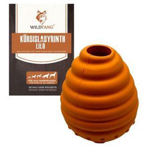 Wildfang Naturkautschuk Hundespielzeug - Kürbislabyrinth Lilo Produktbild