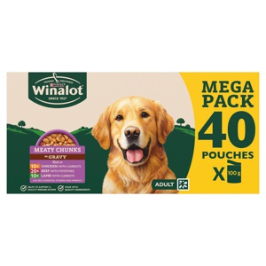 Winalot Meaty Chunks in Gravy Mega Pack 40 x 100g product image