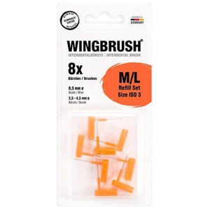 WINGBRUSH Refill-Set Interdentalb.ISO 3 med./large Produktbild