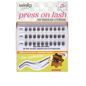 Winks Pre-Glued Press On Underlash Extensions Galore Natural produkt bild