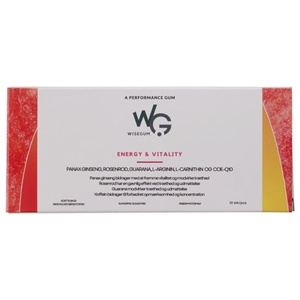 WiseGum ENERGY & VITALITY 10 stk produktbillede