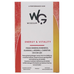 WiseGum ENERGY & VITALITY 30 stk produktbillede