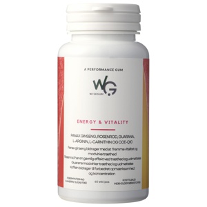 WiseGum ENERGY & VITALITY 60 stk produktbillede