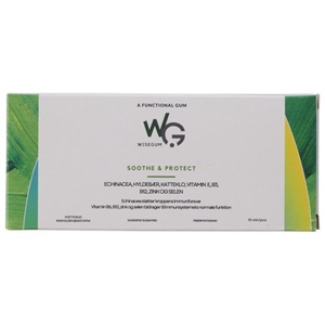 WiseGum SOOTHE & PROTECT 10 stk produktbillede