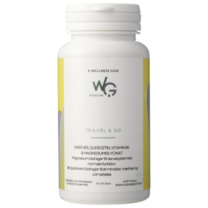 WiseGum TRAVEL & GO 60 stk produktbillede