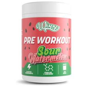 Wispy Pre Workout Sour Watermelon - 350 g. produktbillede