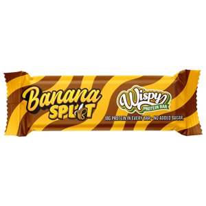 Wispy Protein Bar Banana Split - 55 g. produktbillede