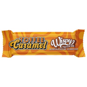 Wispy Protein Bar Toffee Caramel - 55 g. produktbillede