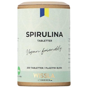 Wissla of Sweden Spirulinatabletter 200 pcs produkt bild