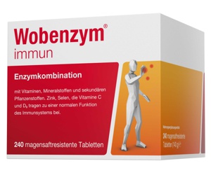 WOBENZYM immun magensaftresistente Tabletten Produktbild