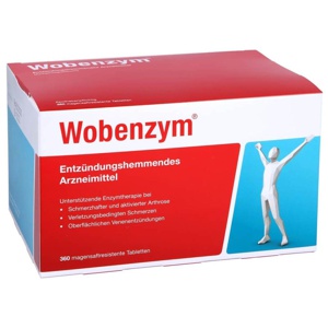 WOBENZYM magensaftresistente Tabletten Produktbild