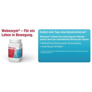 WOBENZYM magensaftresistente Tabletten Produktbild