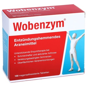 WOBENZYM magensaftresistente Tabletten Produktbild