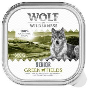 Wolf of Wilderness Senior - Duo-Protein Rezeptur 6 x/24 x 300 g Schale Produktbild
