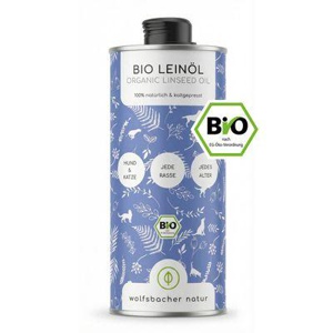 Wolfsbacher Natur Bio Leinöl 100 ml Produktbild