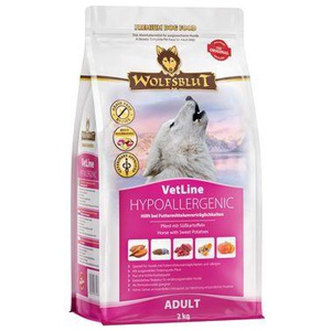 WOLFSBLUT Adult VetLine Hypoallergenic, Pferd 2 kg Produktbild