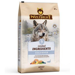 WOLFSBLUT Limited Ingredients Trockenfutter Hund, Adult, Cold River 9 kg Produktbild
