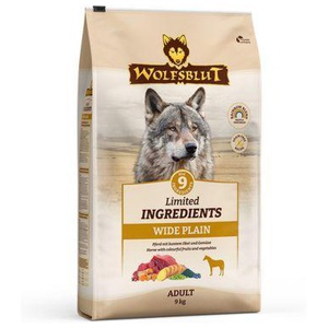 WOLFSBLUT Limited Ingredients Trockenfutter Hund, Adult, Wide Plain 9 kg Produktbild