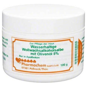 Wollwachsalkoholsalbe wasserh.mit Olivenöl 5%, 100 g Salbe Produktbild